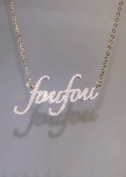 Foufou Personalized Name Luxe Necklace