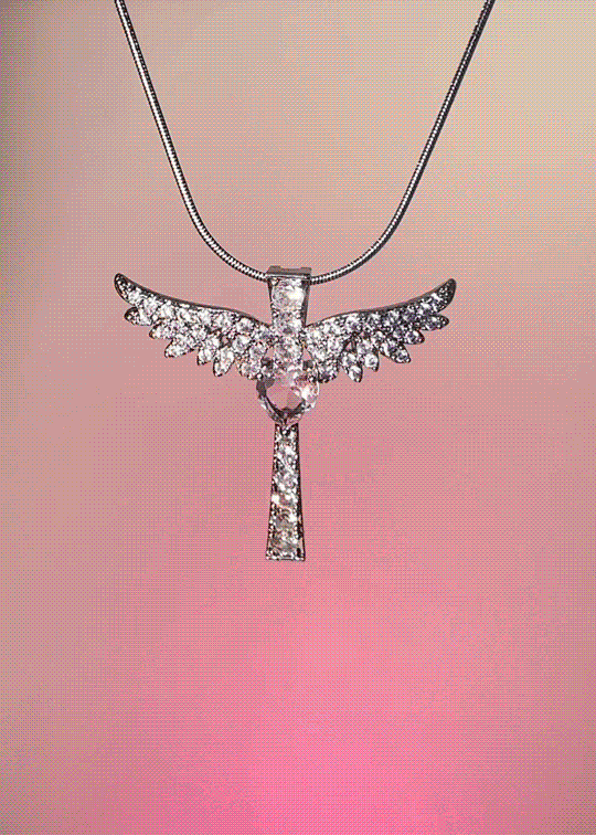 Supergirl Pink Power Necklace - Golden