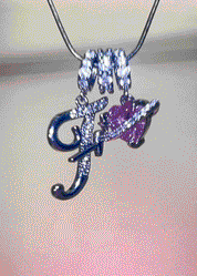 Love Alphabets Silver Necklace