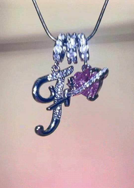 Love Alphabets Silver Necklace