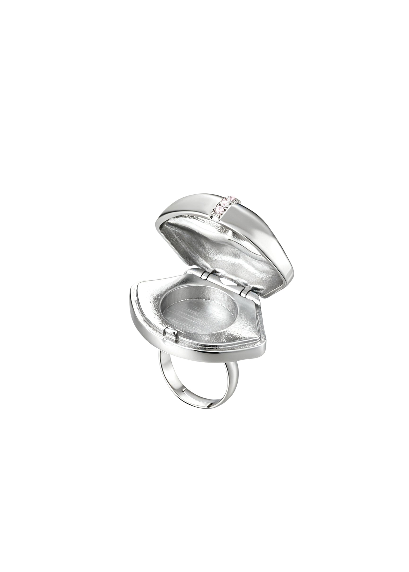 Bisou Collection - Bisou Silver Lipstick Ring