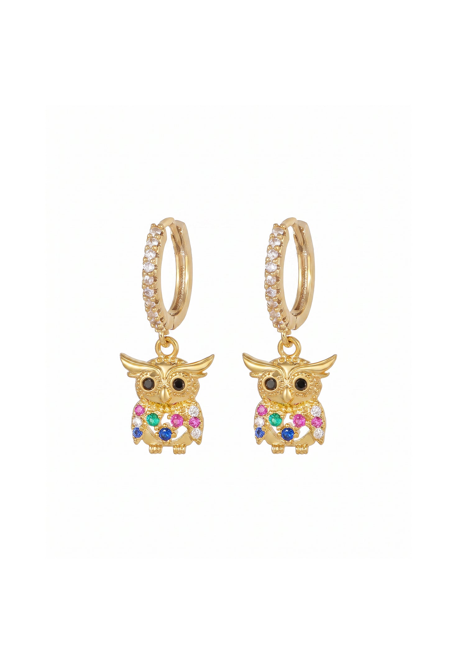 Petit Wise Owl Earrings