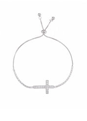 Foufou Glittering Cross Bracelet