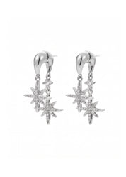 Foufou Double Star Earrings