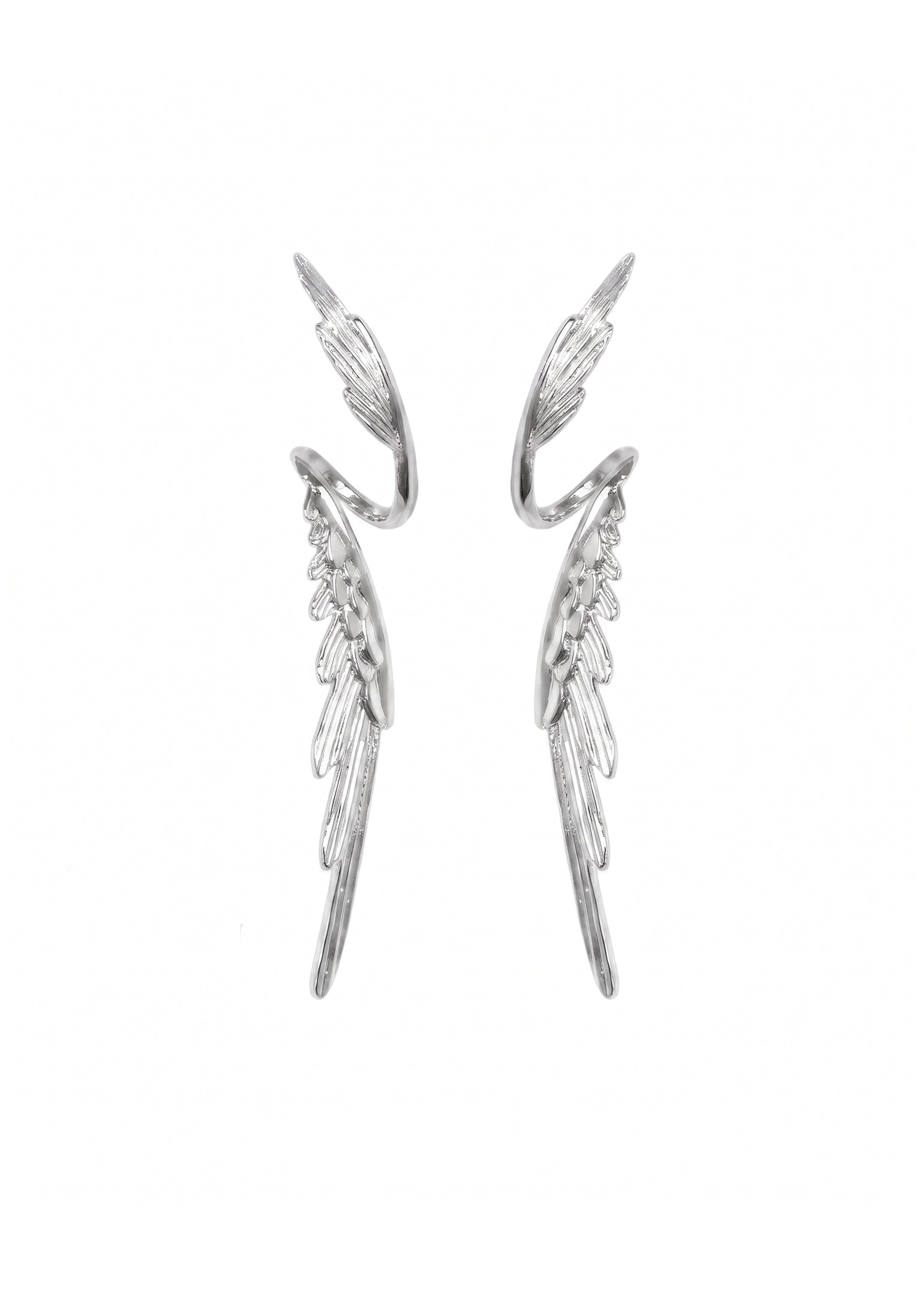 Celeste Wings Earrings - Golden