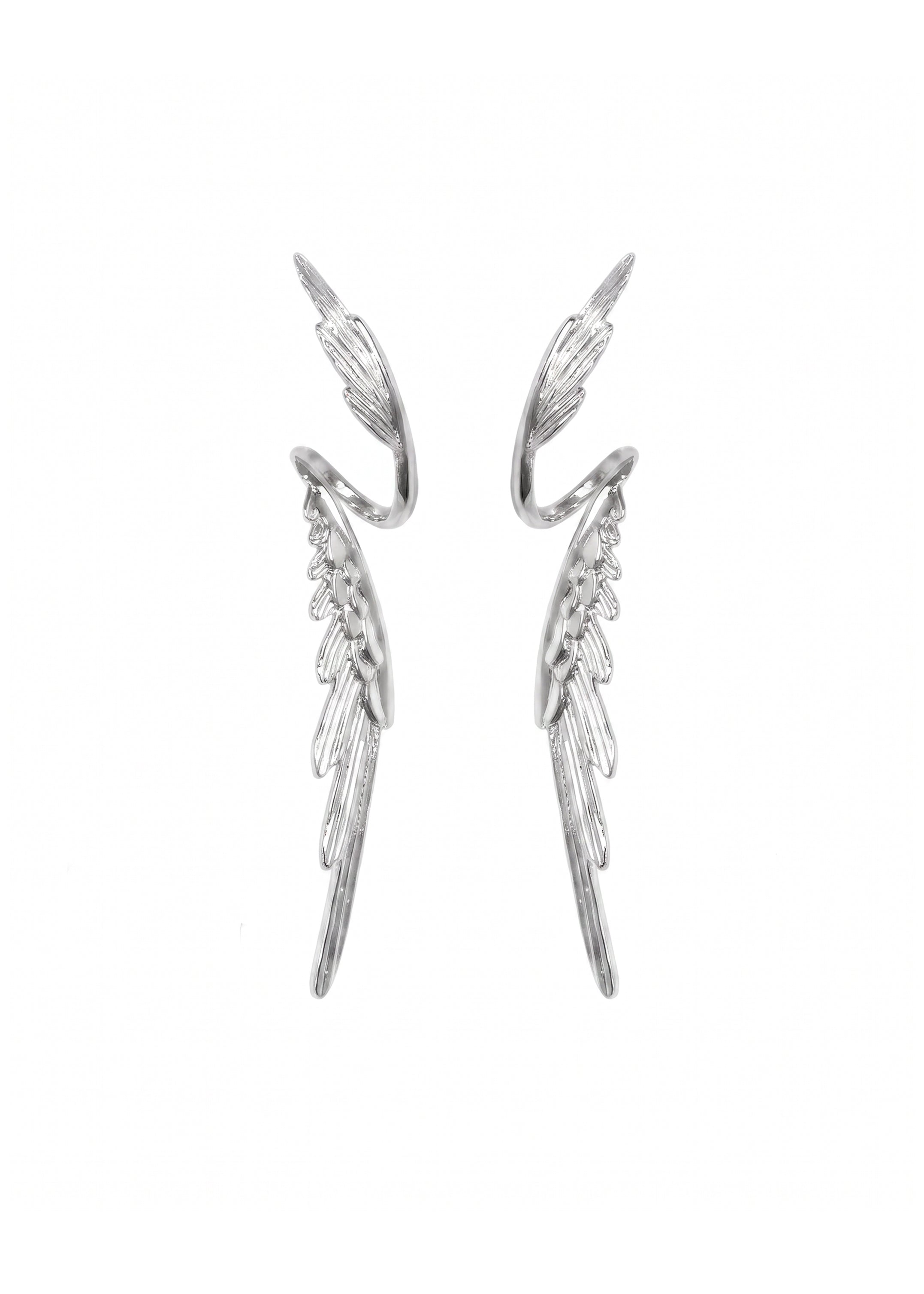 Celeste Wings Earrings - Golden