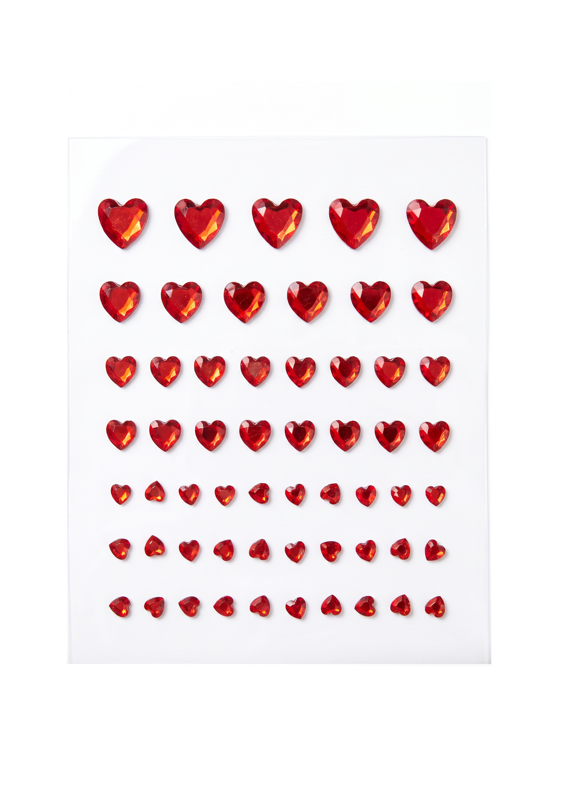 Halloween Heart Gemstone Stickers Set