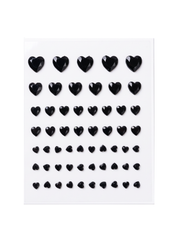 Halloween Heart Gemstone Stickers Set