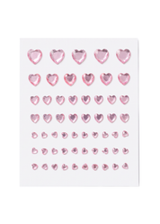 Halloween Heart Gemstone Stickers Set
