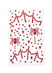 Halloween Spiderwoman Gemstone Stickers Set