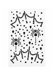 Halloween Spiderwoman Gemstone Stickers Set