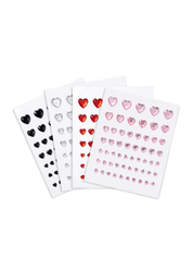 Halloween Heart Gemstone Stickers Set