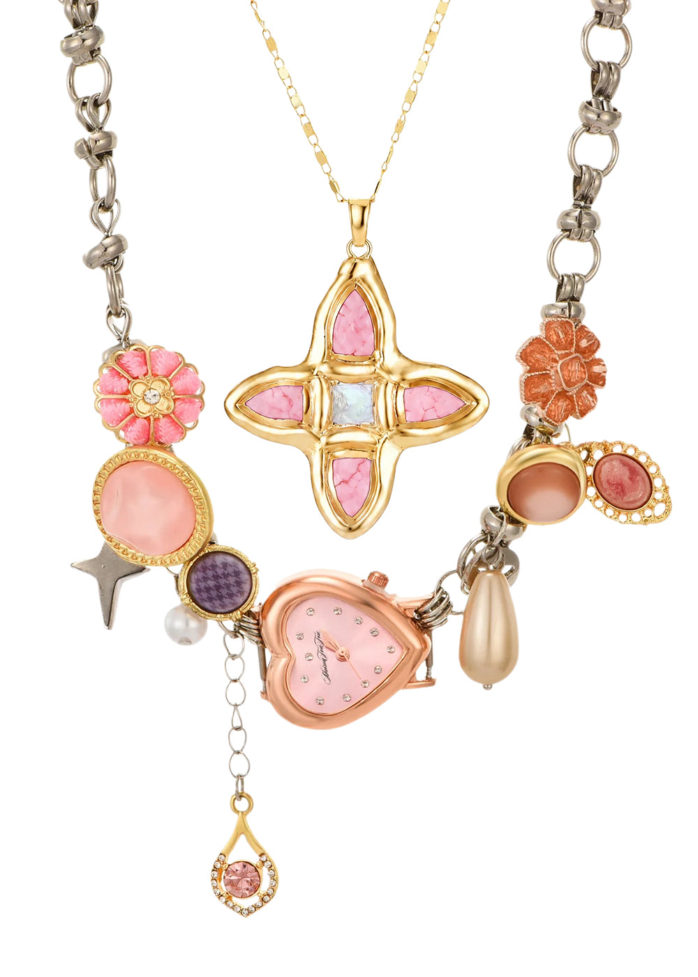 Lou Pink & Anastasia Necklace Set