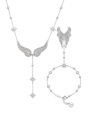 Foufou Gilded Wing Set - Silver