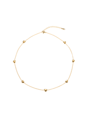 Duke Chain Heart Necklace