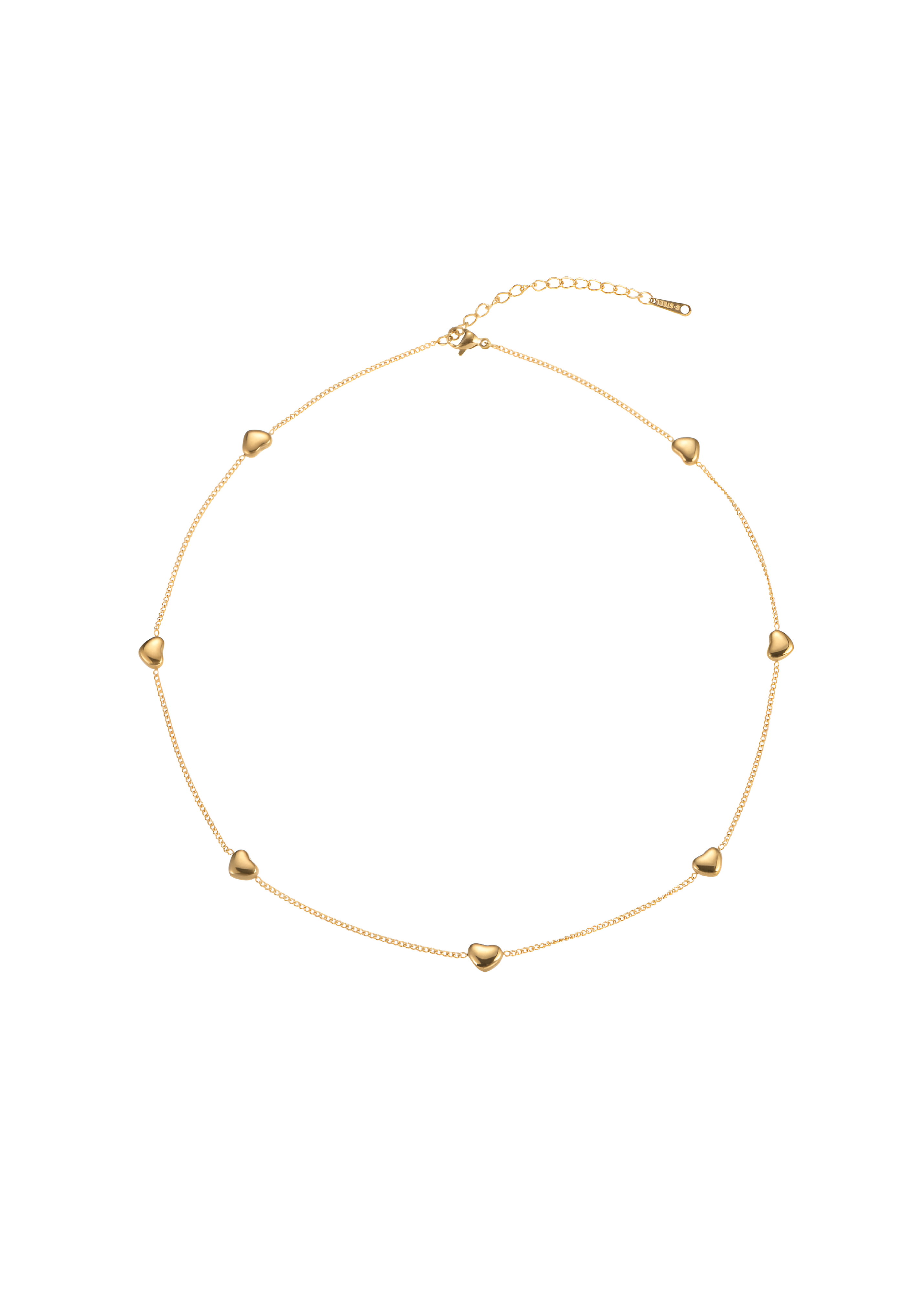 Duke Chain Heart Necklace