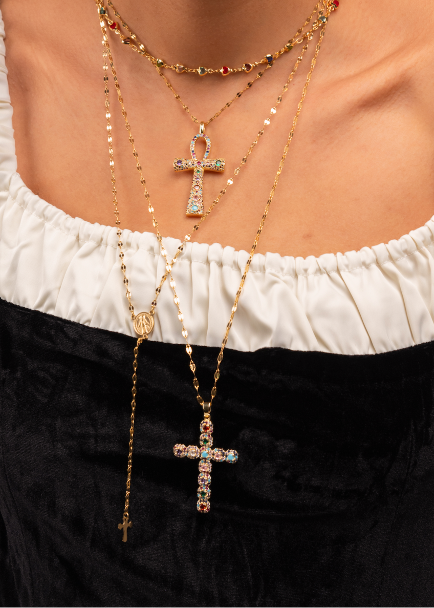 In Name Of Rose XL Necklace -Martina Long Chain