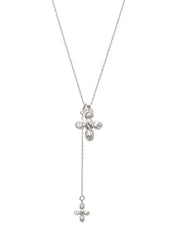 Nicole Cross Long Chain Necklace