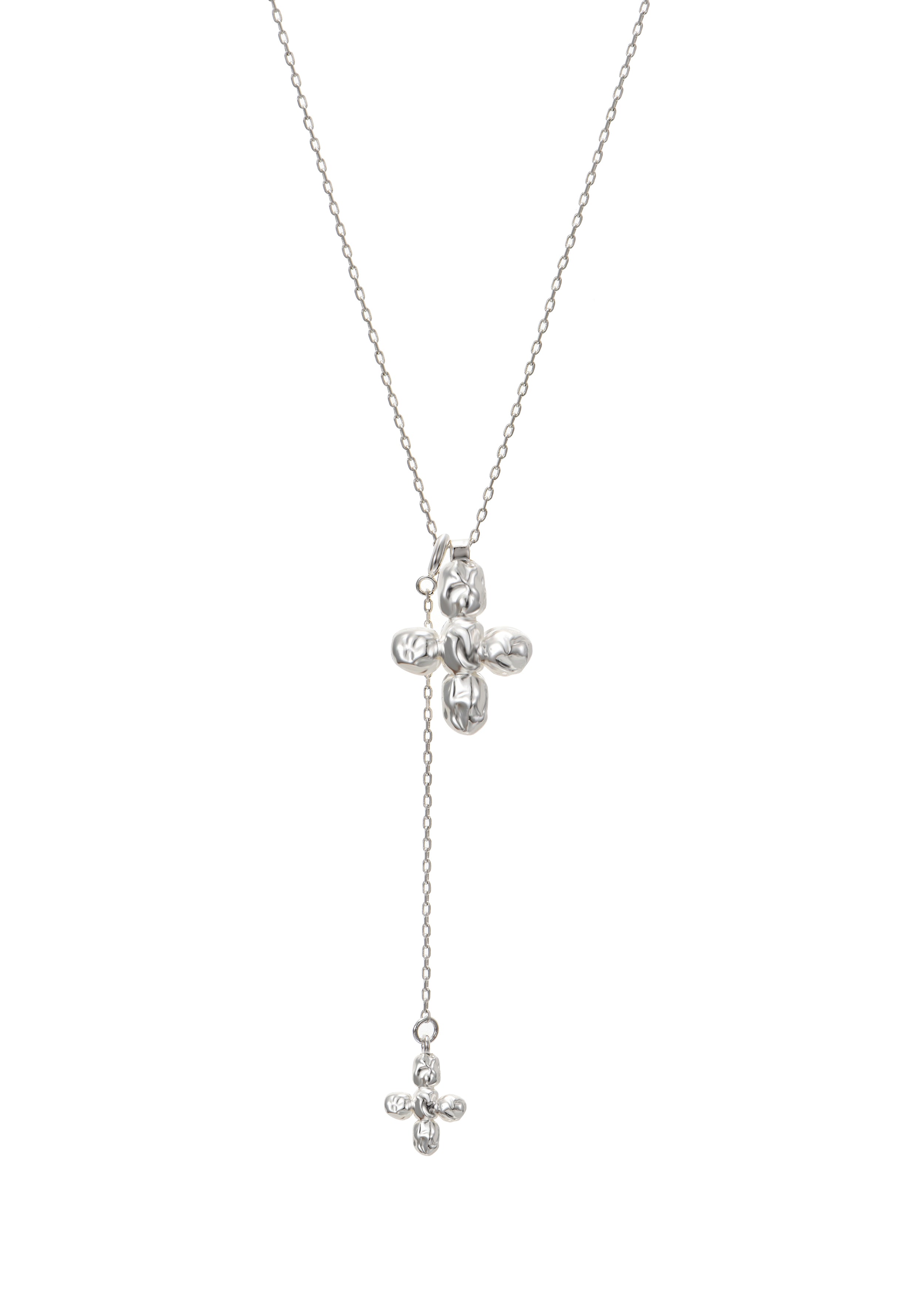 Nicole Cross Long Chain Necklace