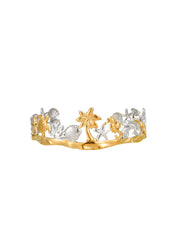 Tropical Golden Silver Bracelet