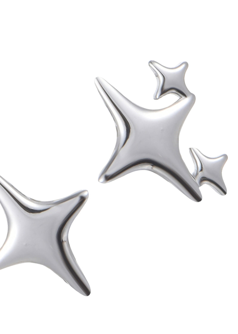 Lumi Stars Silver Earrings