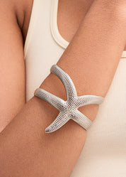 Mook Seastar Silver Bangle Bracelet