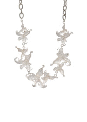 Iris Silver Choker Necklace