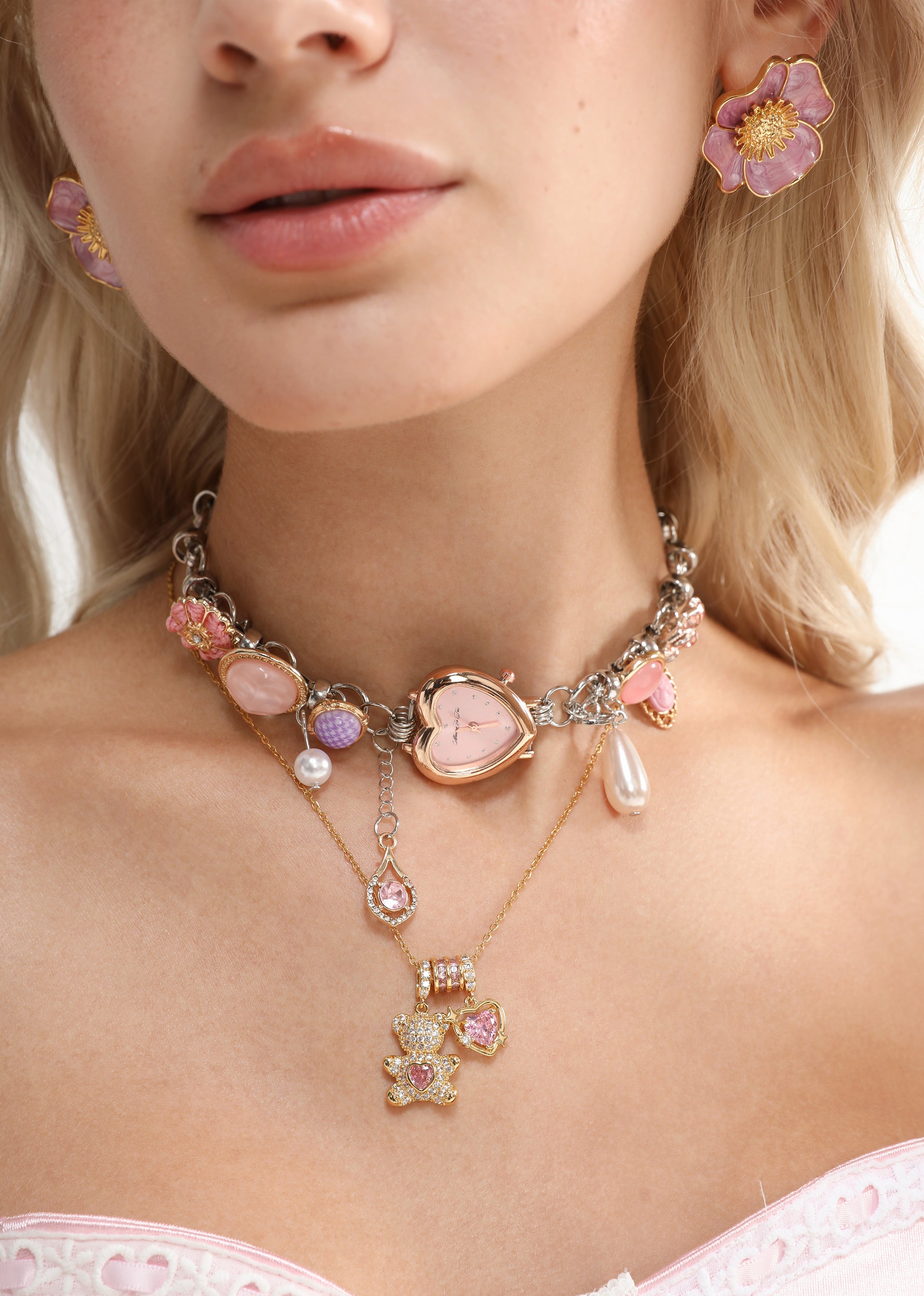 Hug Me Bear Necklace