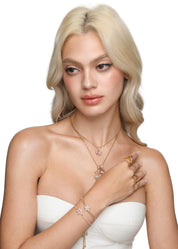 James Star Golden Glittering Bracelet