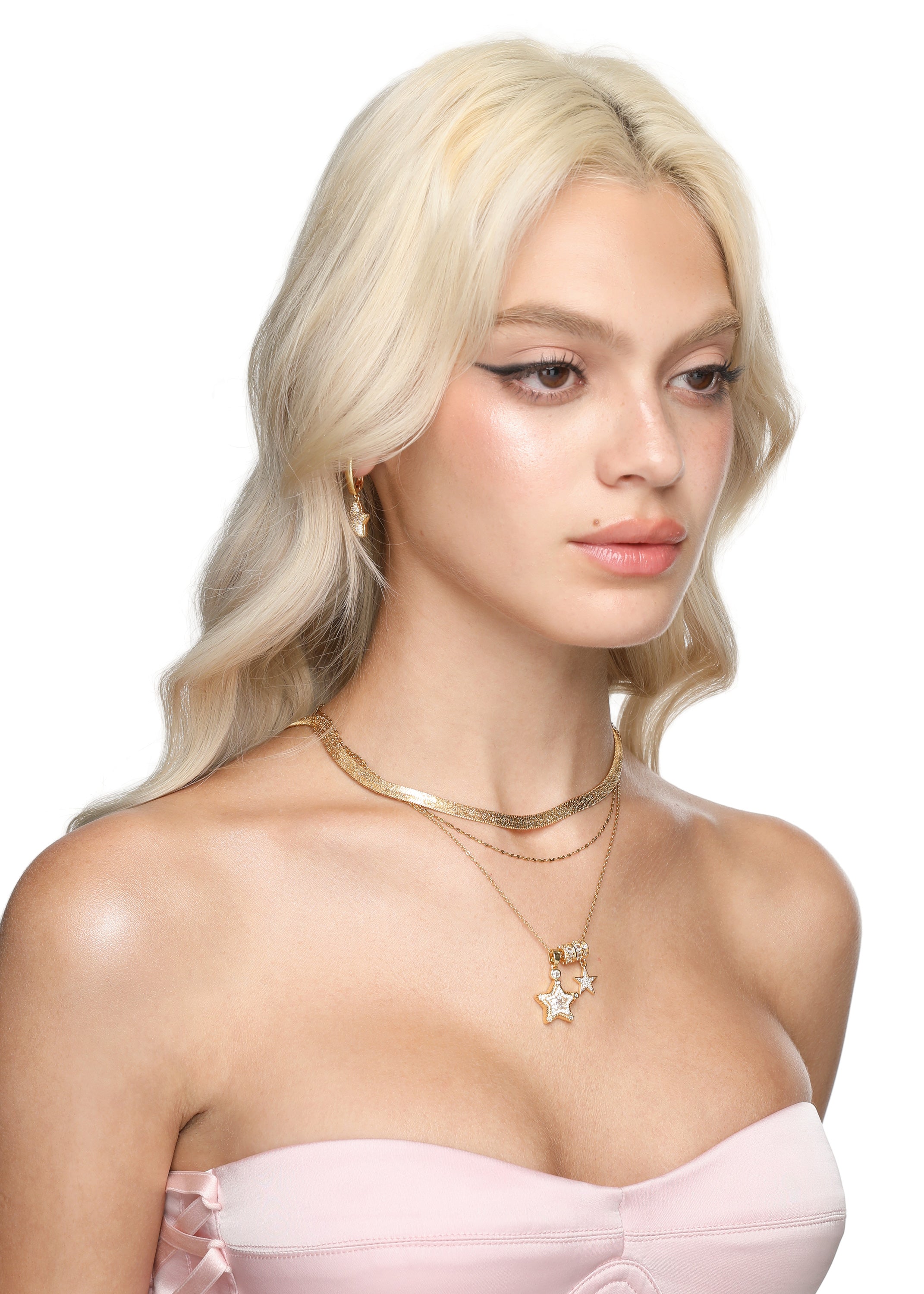 James Star Golden Necklace