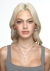 Collar Cadena Larga Cruz Martina