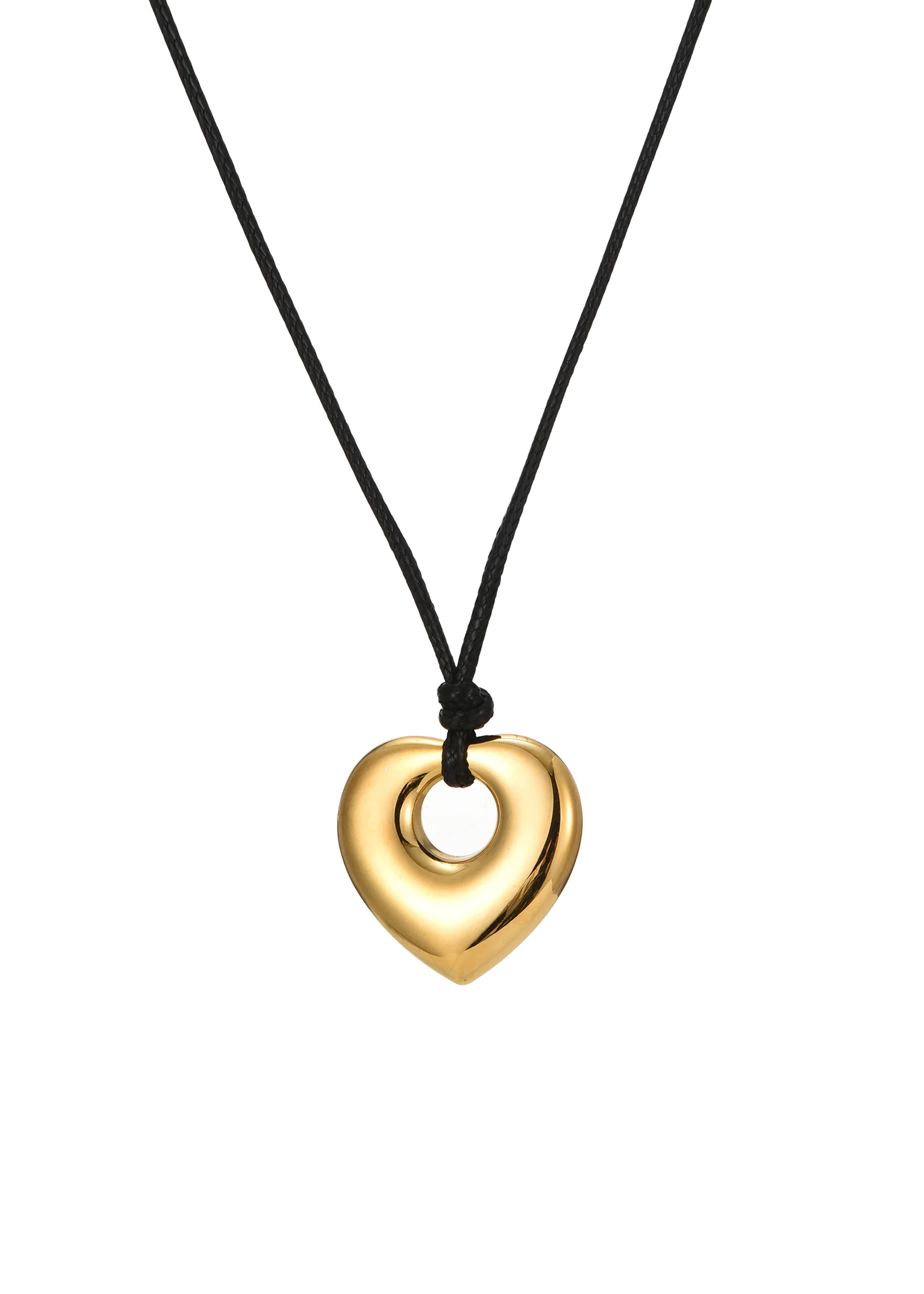 Collar Nina Golden Heart Love
