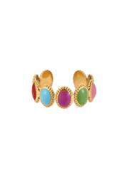 Daphne Colorful Golden Ring
