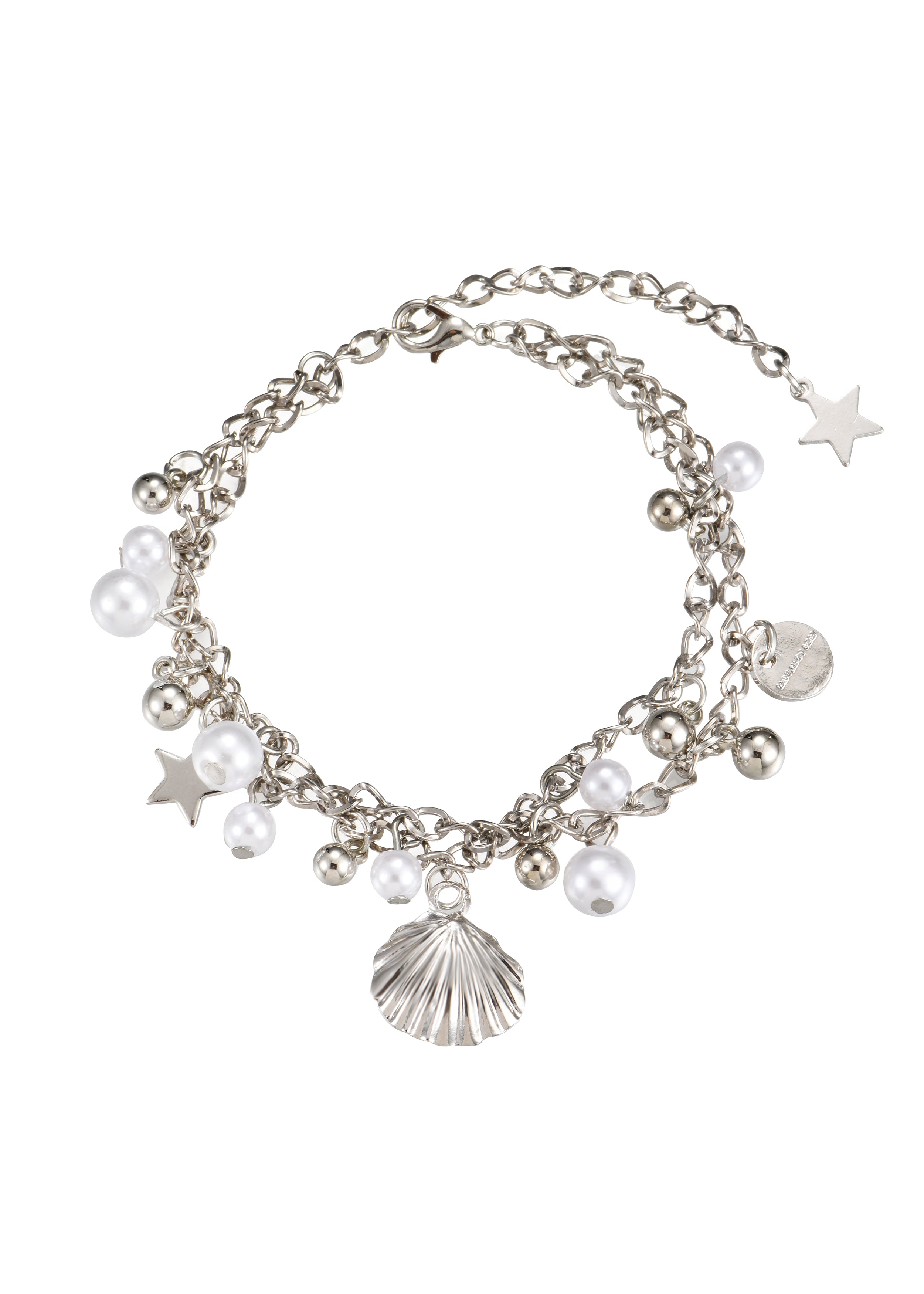 Molly Shell Pearl Silver Bracelet
