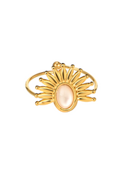 Soleil Sunshine Natural Stone Ring