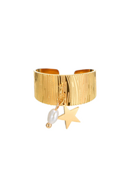 Sara Star and Pearl Golden Ring
