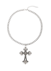 Celeste Gothic Cross Necklace