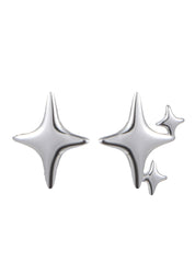 Lumi Stars Silver Earrings