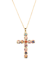 In Name Of Rose Cross Necklace