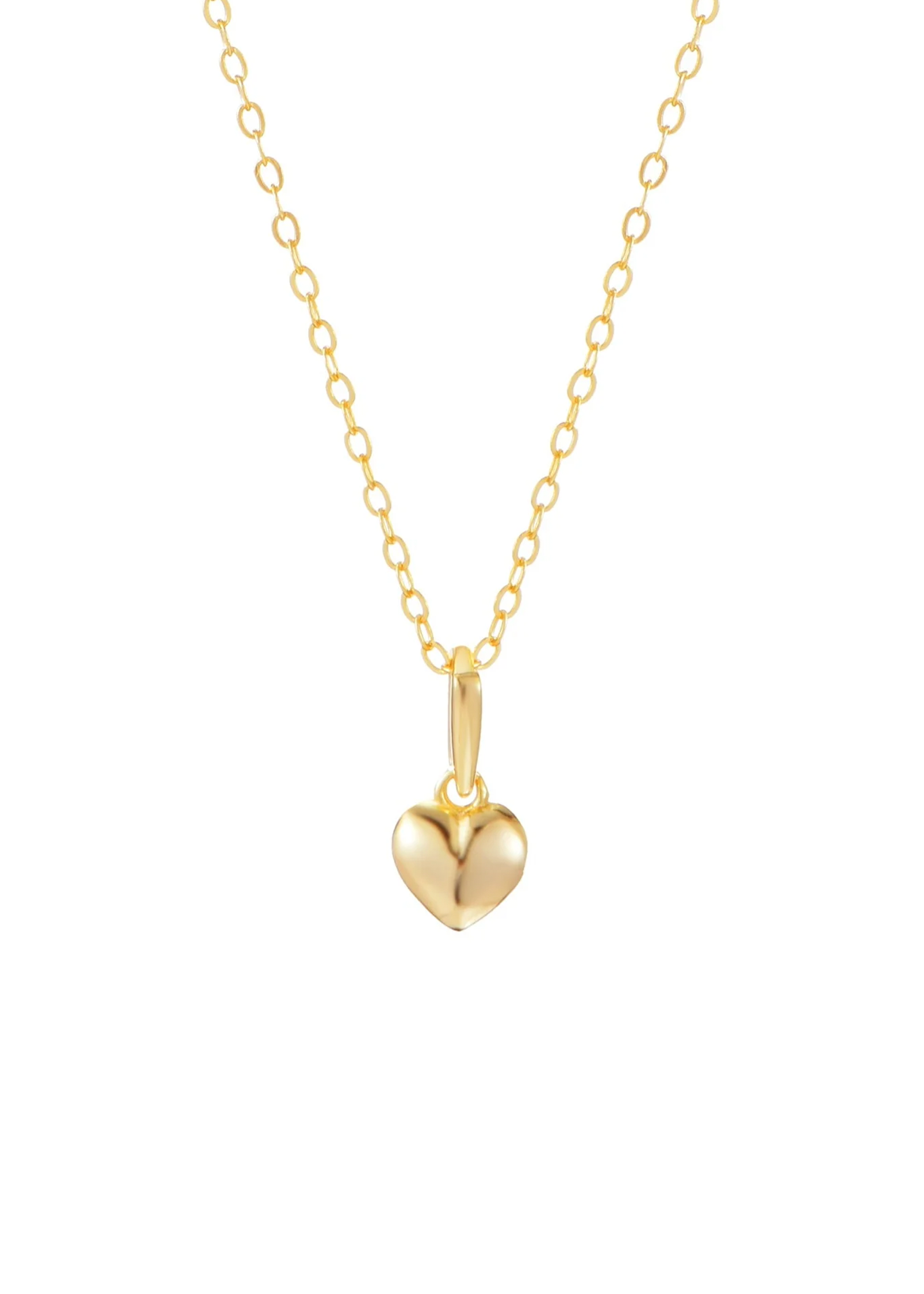 My Tiny Love Golden Heart Necklace