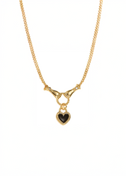 Madelaine Heart In Hands Love Golden Necklace