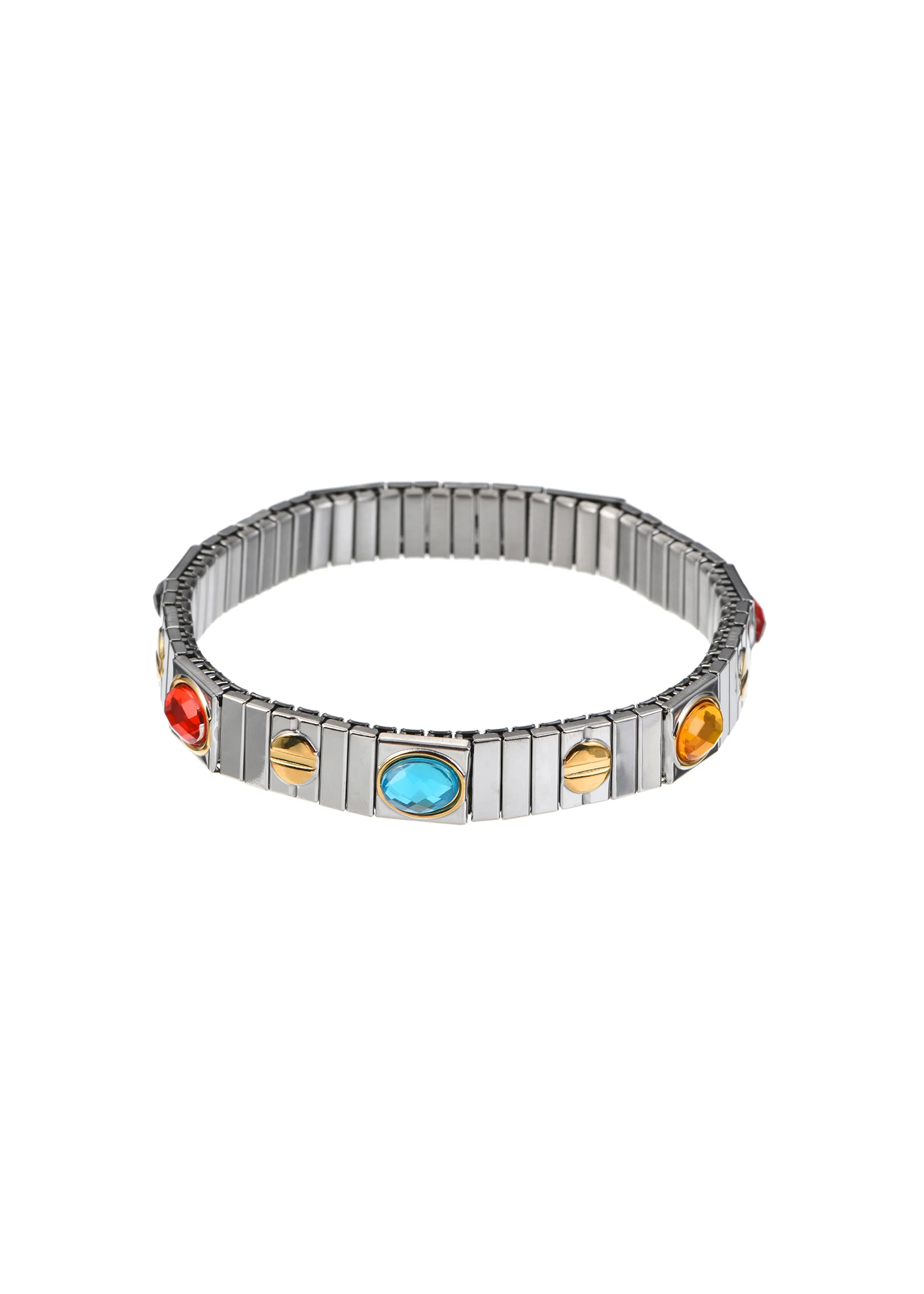 Roberto Silver Elastic Bracelet