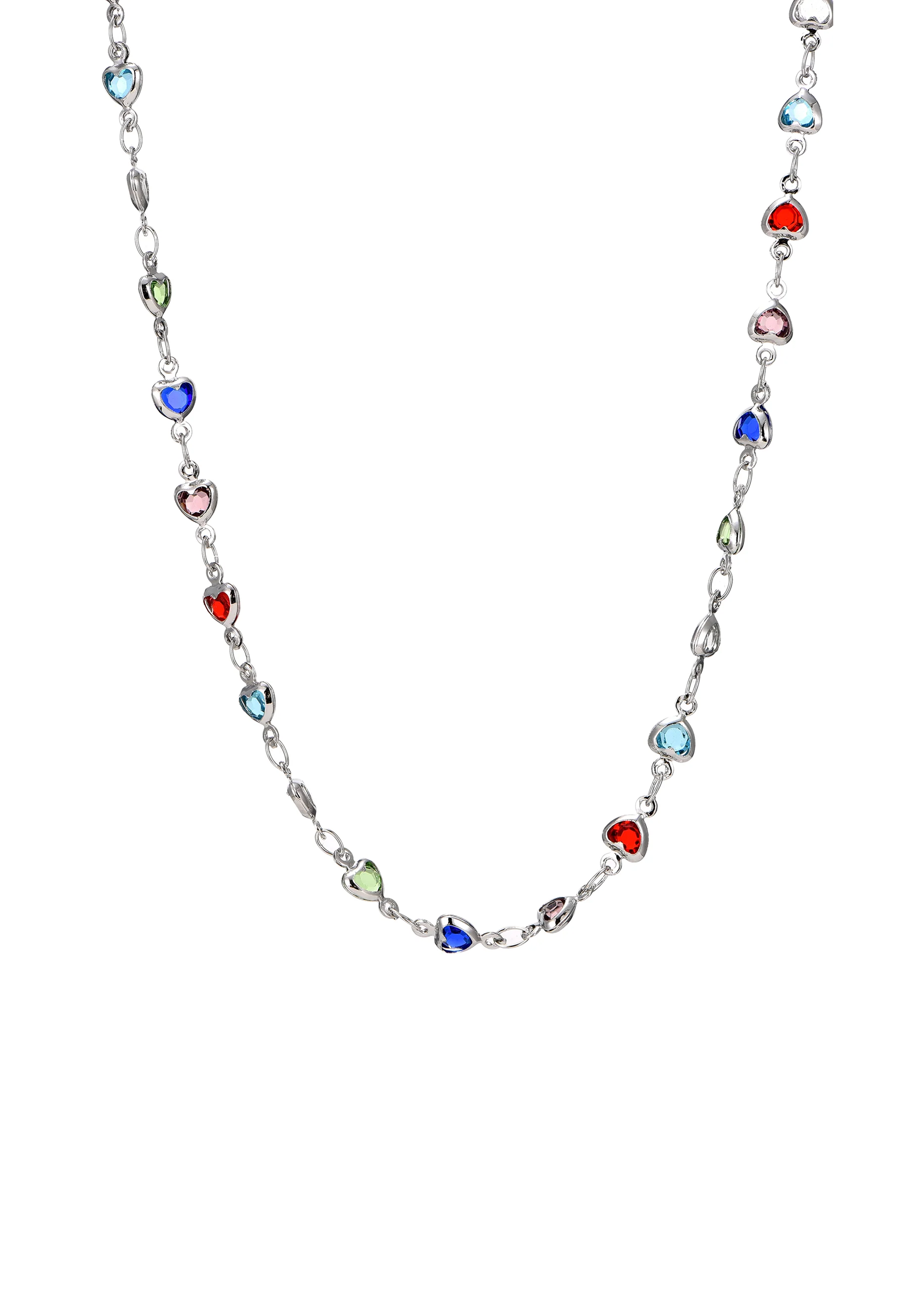 Michelle Collar Corazones de Colores Love Dorado