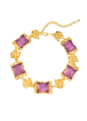 Anwar Vintage Pink Necklace