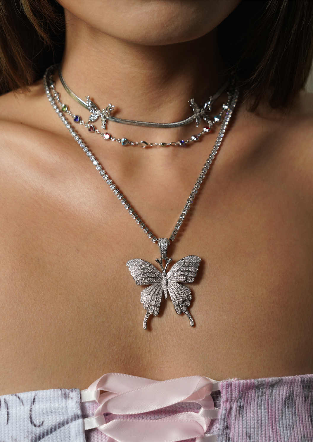 Collar de mariposa Foufou