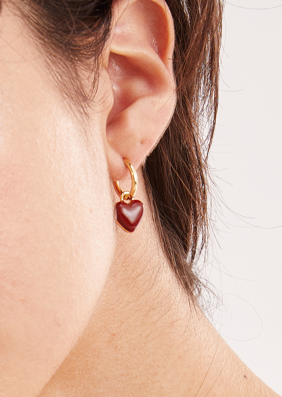 Pendientes Eva Amor Rojo