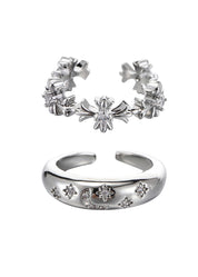 Titus Silver Ring Set
