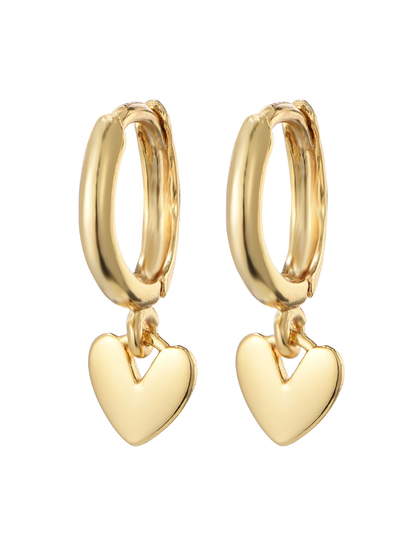 Val Golden Tiny Love Earrings