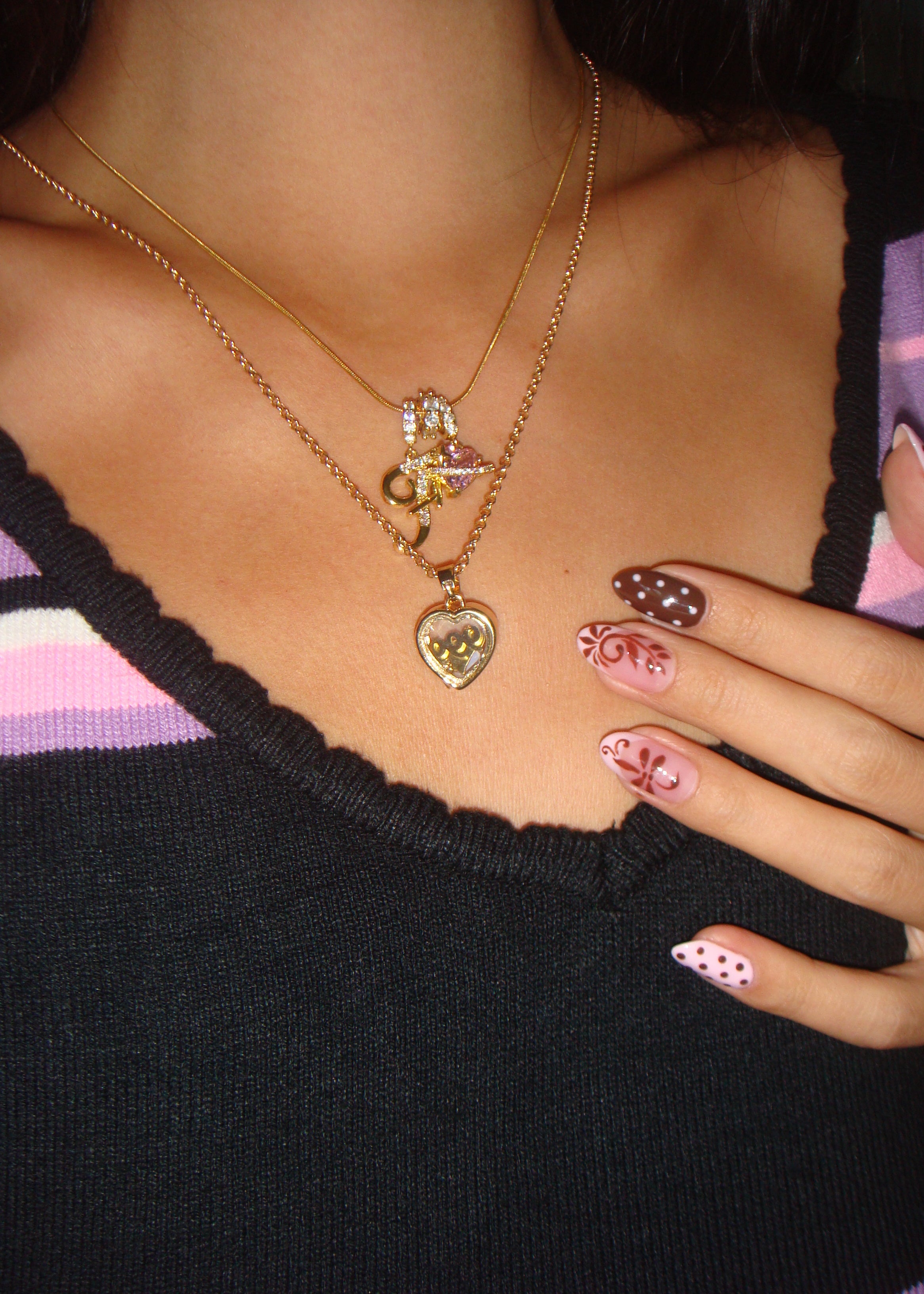 Foufou Love Capsule - Golden Necklace