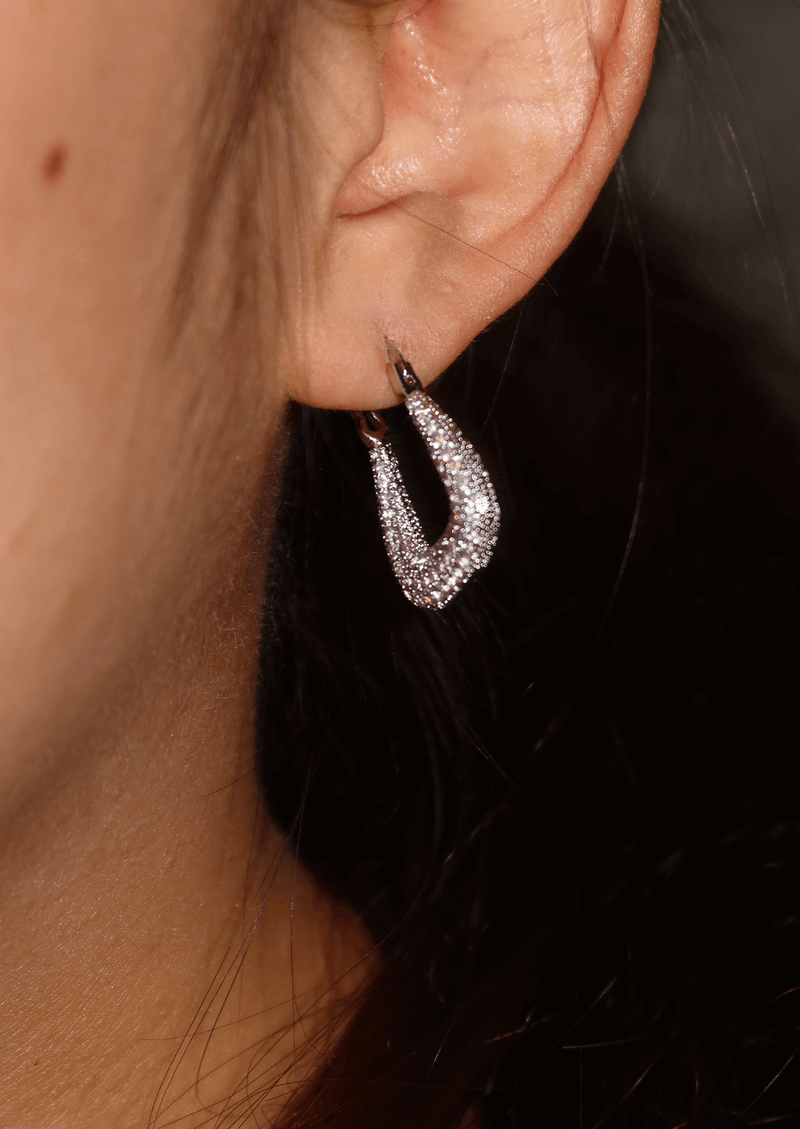 Boucles d'oreilles avec pierres précieuses Selina